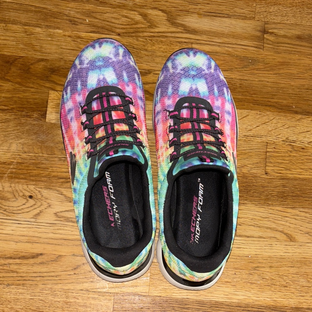 Skechers Women's Colorful Tie-Dye Sneakers